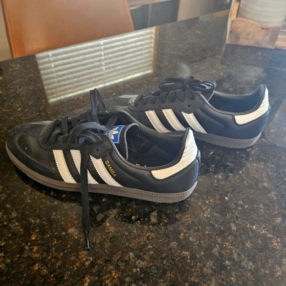 Adidas Black and White Samba